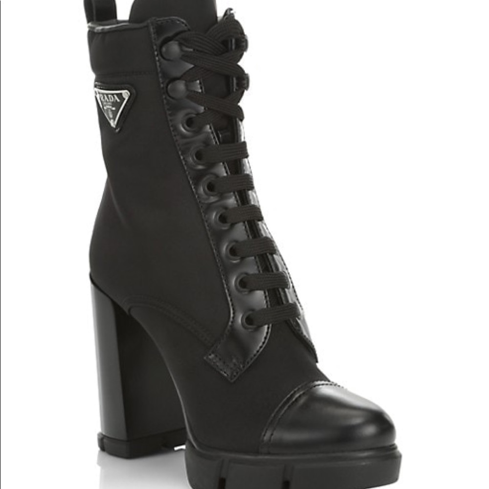 Prada heel boots